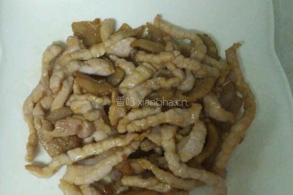 苦瓜炒肉的做法图解3