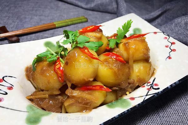 酸梅烧小土豆的做法图解13