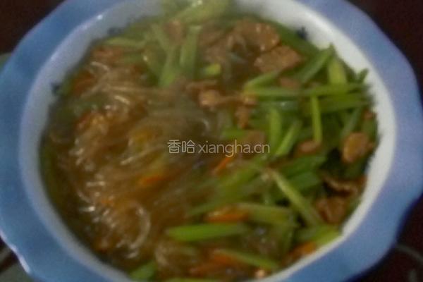 芹菜猪肉炖粉条的做法图解13