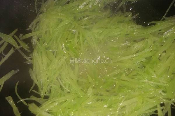 炒莴笋的做法图解8