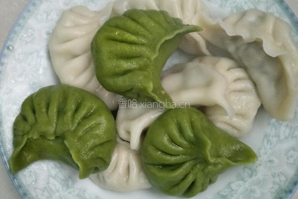 芹菜叶猪肉馅水饺的做法图解6