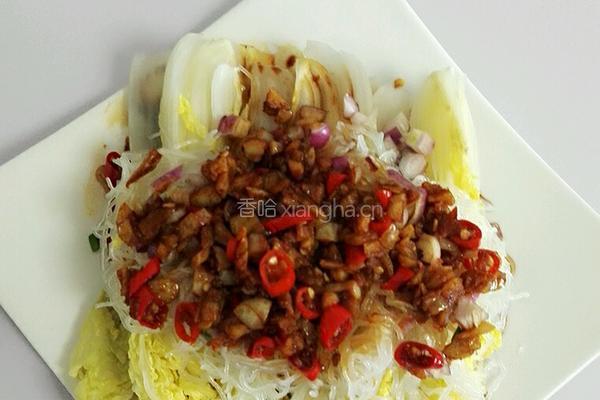 蒜蓉粉丝娃娃菜的做法图解7