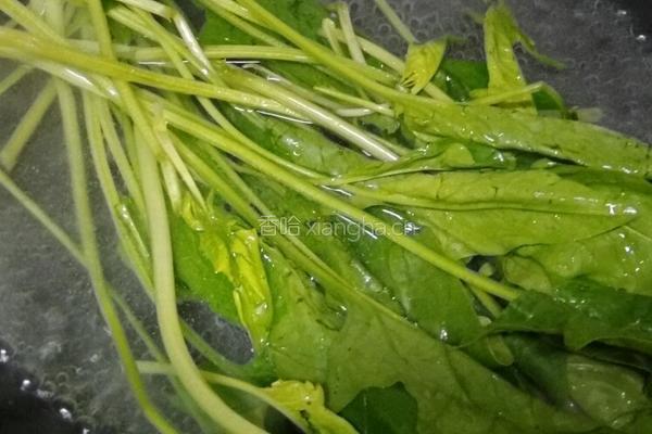菠菜煎饼的做法图解1