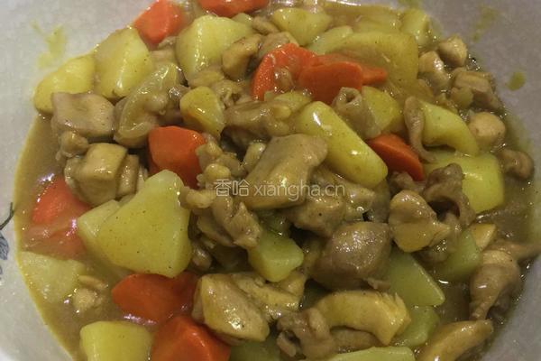 咖喱鸡肉饭的做法图解12