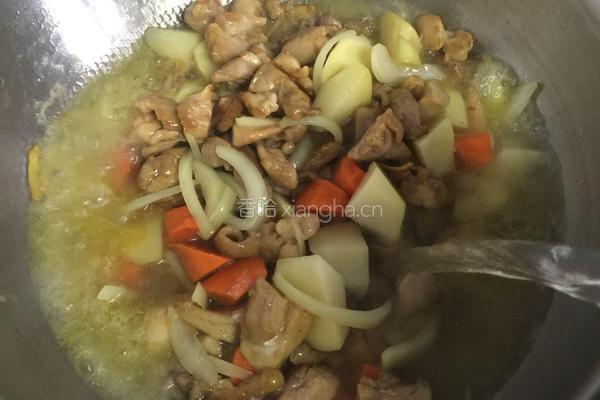 咖喱鸡肉饭的做法图解9