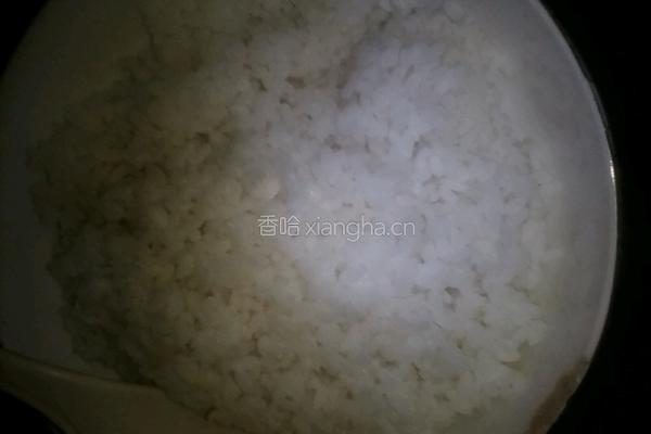 杂蔬炒饭的做法图解3