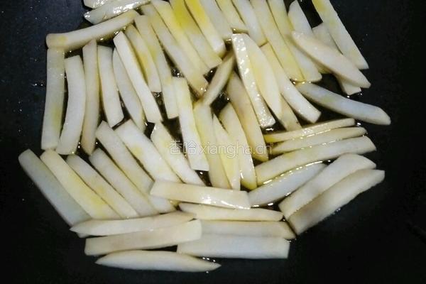 少油版煎薯条的做法图解3