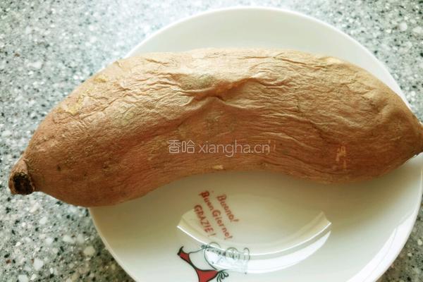 微波炉烤红薯的做法图解4