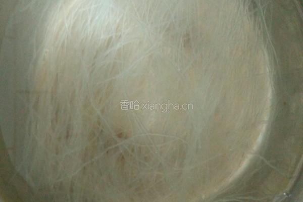 卷心菜拌粉丝的做法图解3