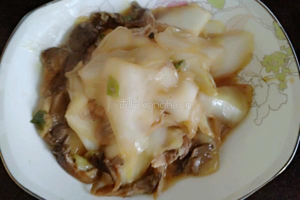 平菇白菜片的做法图解7
