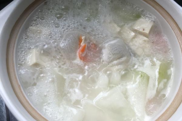 鲫鱼豆腐冬瓜汤的做法图解10