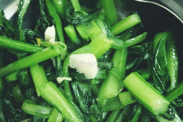 小炒油菜心的做法图解6