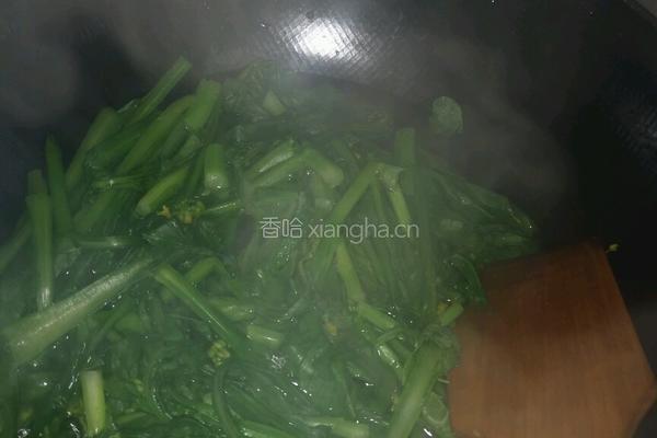 小炒油菜心的做法图解5