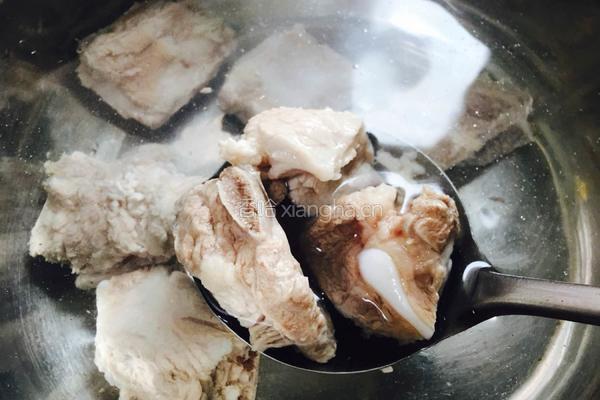 胡椒浸海虹排骨汤的做法图解9