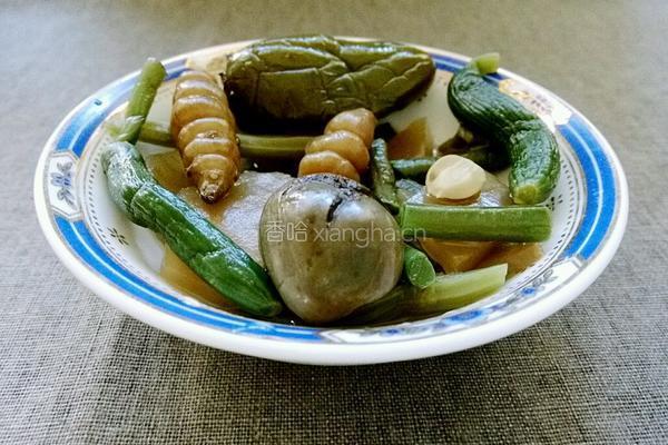 卤虾油小咸菜的做法图解5