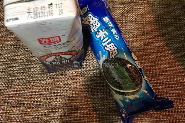 奥利奥酸奶盆栽的做法图解1