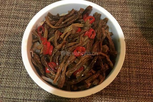 干豆角蒸腊肉的做法图解5