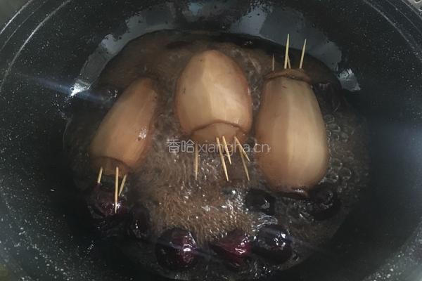 糖糯米藕的做法图解5