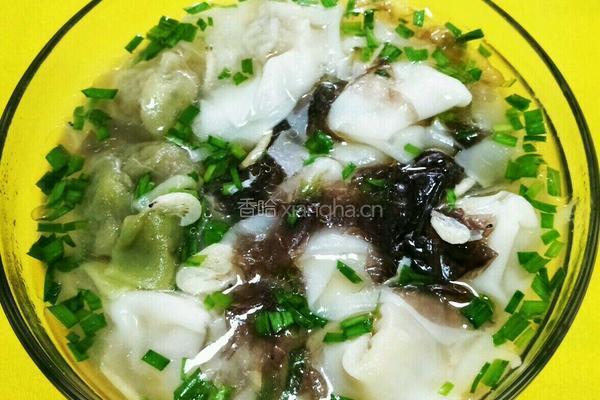 紫菜虾皮小馄饨