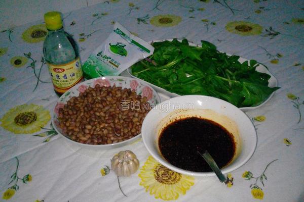 脆辣菠菜的做法图解1