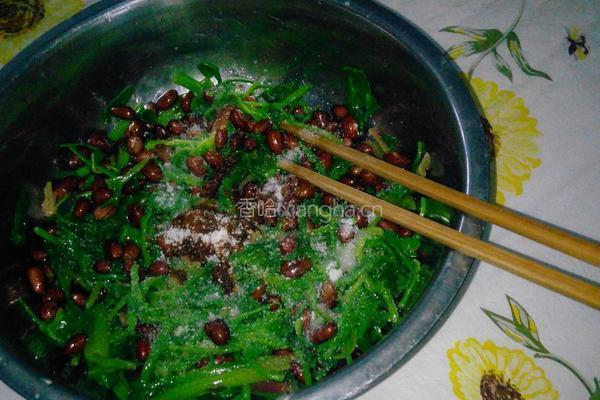 脆辣菠菜的做法图解7