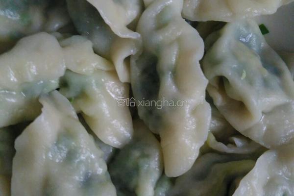 韭菜三鲜水饺