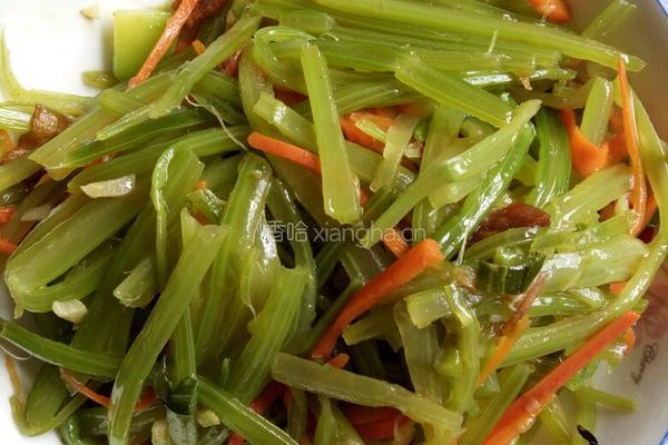 肉小炒芹菜的做法图解7
