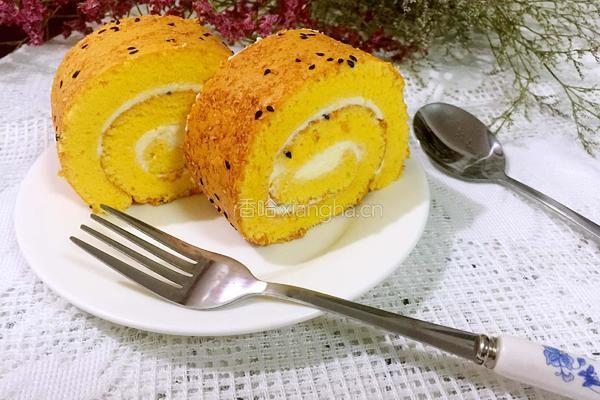 芝麻椰蓉蛋糕卷的做法图解19