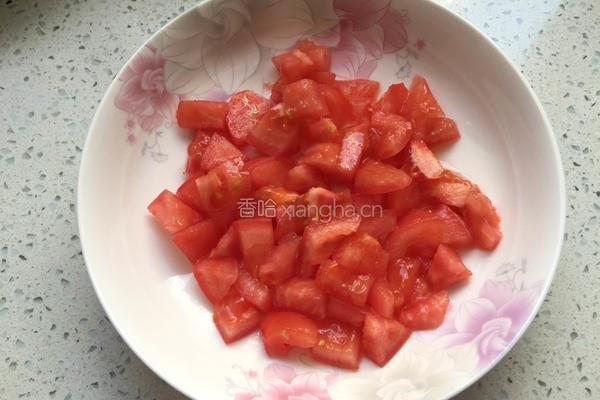 西红柿鸡蛋打卤面的做法图解3