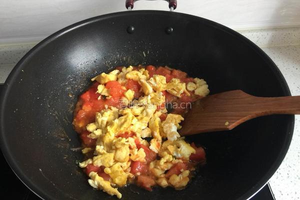 西红柿鸡蛋打卤面的做法图解7