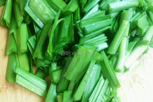 韭菜炒香干的做法图解2