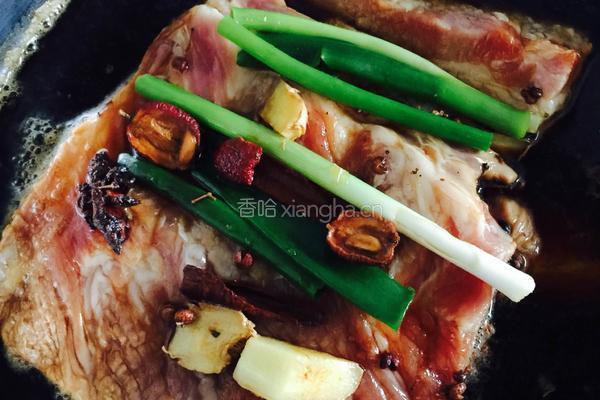 满族二八席之~(碗肉)~扣肉的做法图解2