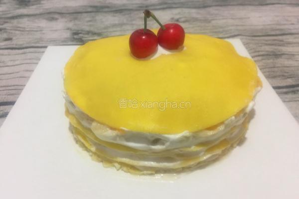 榴莲芒果千层蛋糕的做法图解15