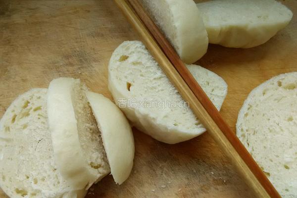 煎馒头二米粥果酱的做法图解3