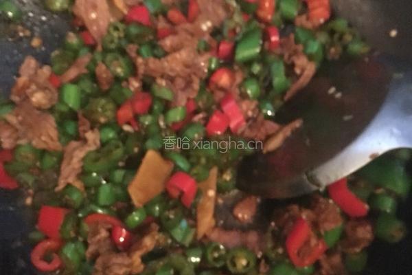 辣椒炒肉的做法图解4