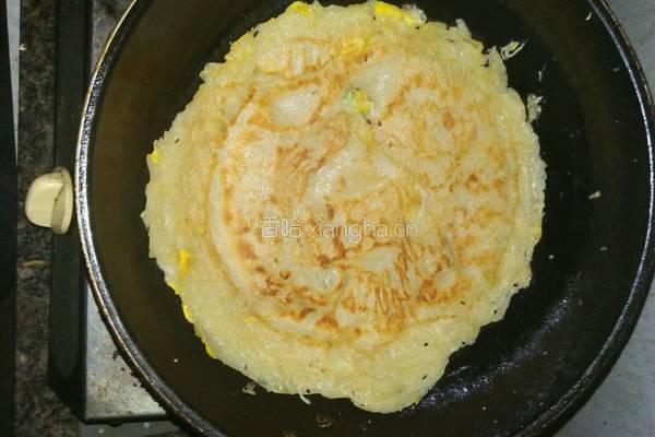 葱香鸡蛋饼的做法图解6
