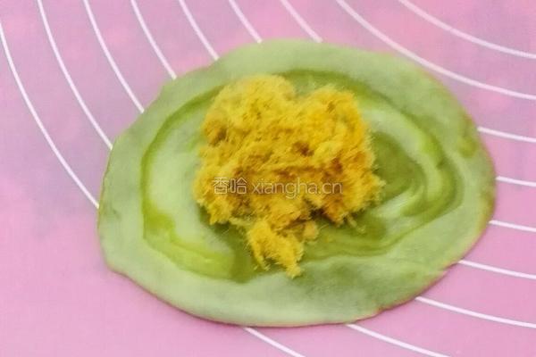 抹茶肉松酥的做法图解10