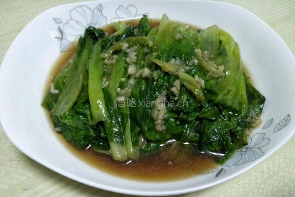 蒜蓉生菜的做法图解6