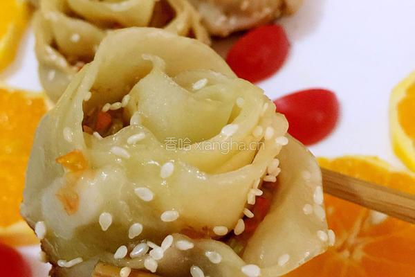 玫瑰花煎饺的做法图解7