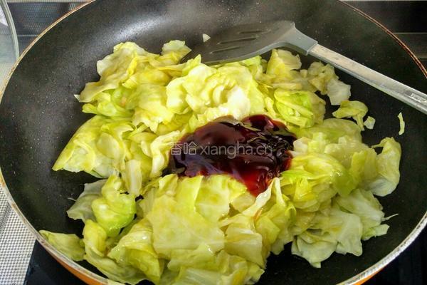 蚝油手撕包菜的做法图解6