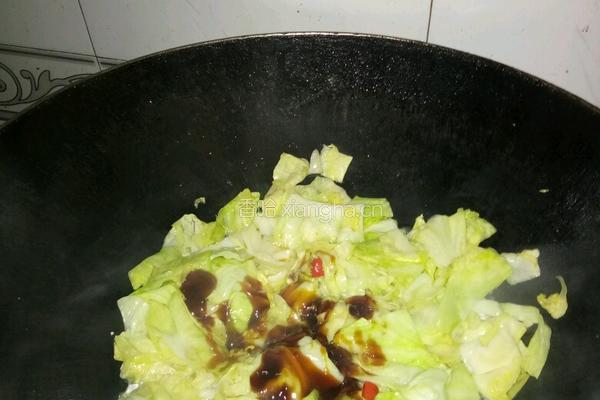 青炒包菜的做法图解5