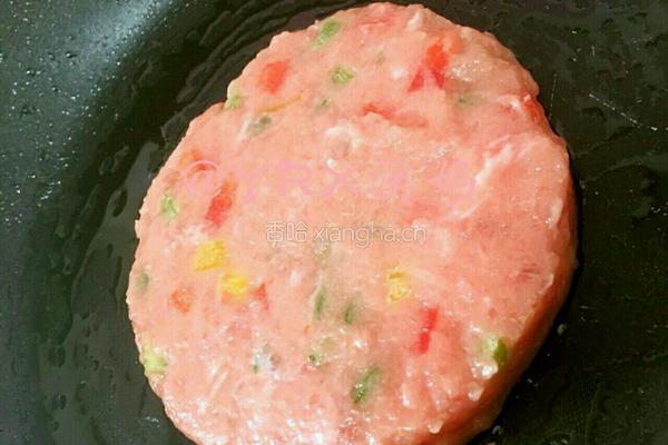 牛肉米汉堡的做法图解5