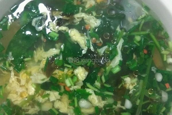 紫菜虾米蛋花汤的做法图解5