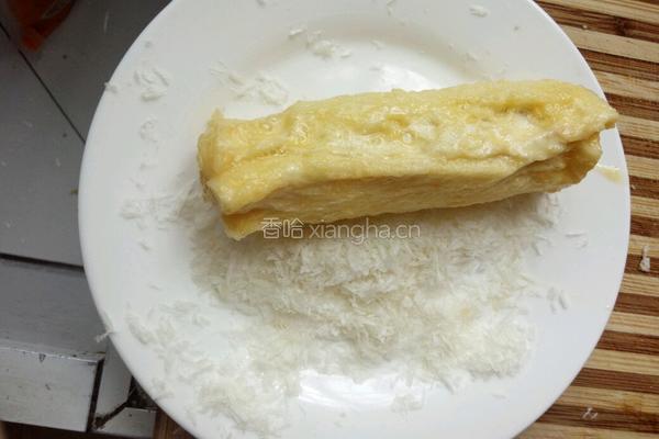 吐司肉松火腿卷的做法图解6