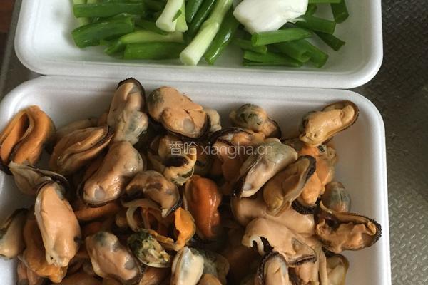 小葱拌淡菜的做法图解3