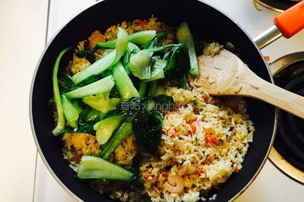银鱼虾仁炒饭的做法图解7