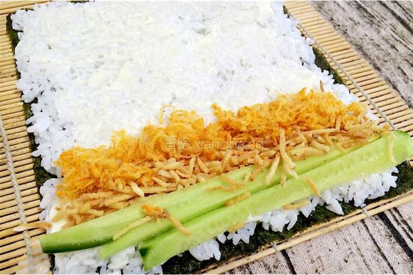 日式紫菜包饭的做法图解8