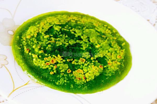 菠菜汁煎饼的做法图解12