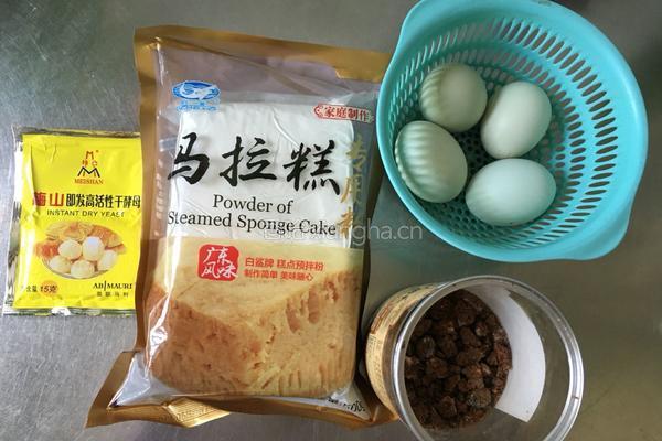 马拉糕的做法图解1
