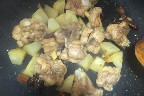 土豆烧鸡饭的做法图解8